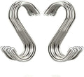 20 Pack 3.4" S Shaped Hooks Stainless Steel Metal Hangers Hanging Hooks for Kitchen, Work Shop, Bathroom, Garden
