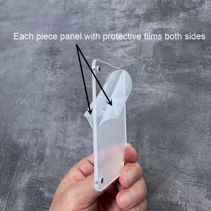 Acrylic Refrigerator Magnetic Frame, Clear Reversible Refrigerator Magnet Photo Frame, Display Frame, for Fujifilm