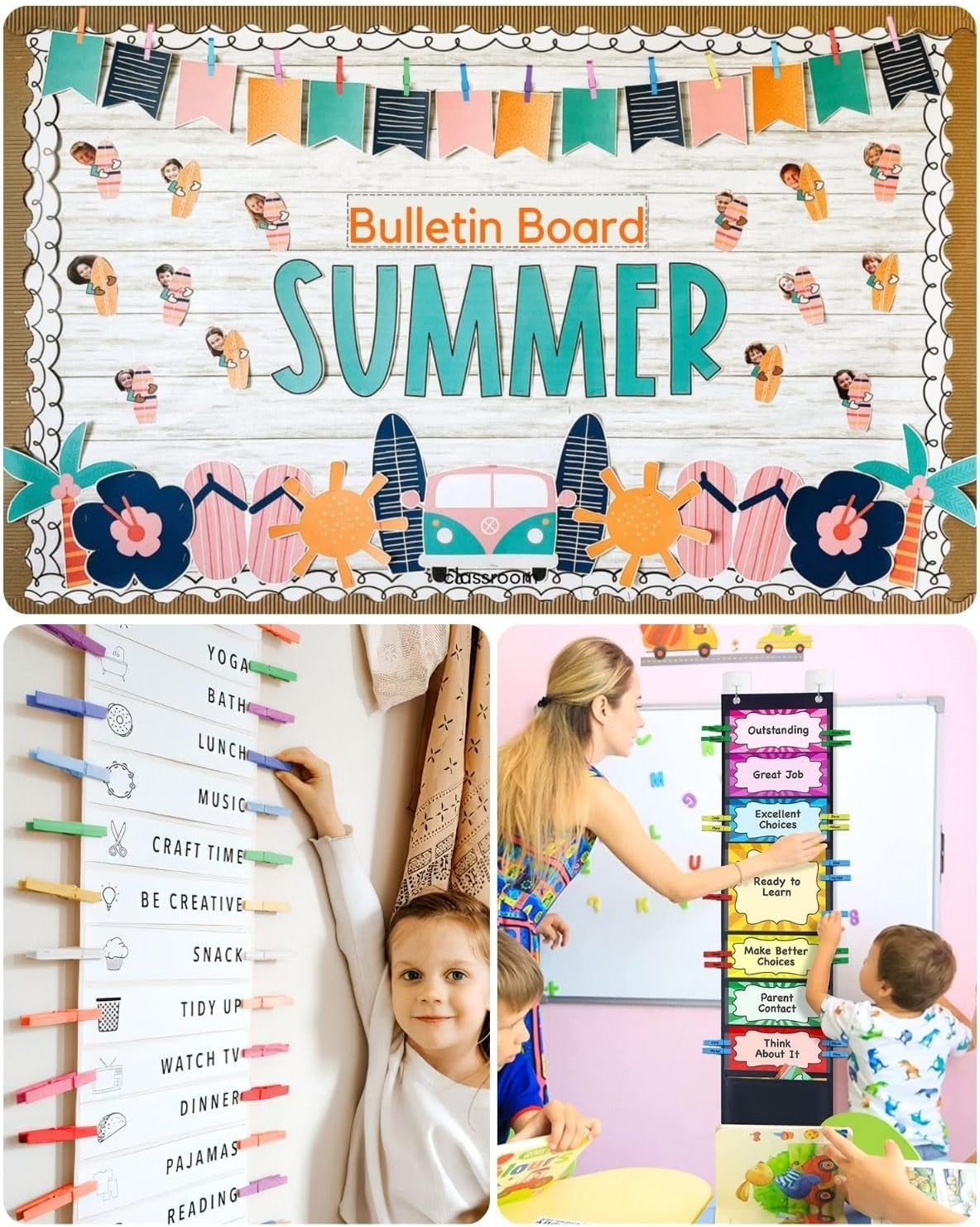 Clothes Pins Mini Clothespins Colored - Pink Wooden Small Clothespins for Photos Pictures Crafts Colorful Wood Clothing Line Clip Chip Clips Decorative Color Pin for Clothes Photo Decoration - 40 PACK