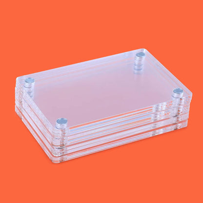 Acrylic Refrigerator Magnetic Frame, Clear Reversible Refrigerator Magnet Photo Frame, Display Frame, for Fujifilm