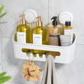 TAILI Shower Caddy Suction Cup No-Drilling Removable Shower Basket Powerful Heavy Duty Caddy Suction Cup Waterproof Caddy Organizer for Bathroom & Kitchen Nice-Shower Caddy