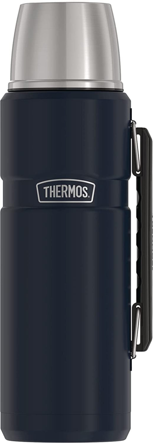 Stainless King Vacuum-Insulated Beverage Bottle, 40 Ounce, Midnight Blue