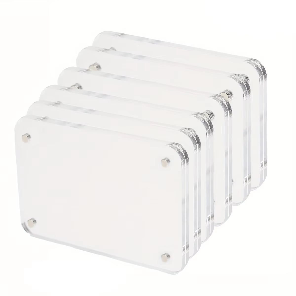 Acrylic Refrigerator Magnetic Frame, Clear Reversible Refrigerator Magnet Photo Frame, Display Frame, for Fujifilm