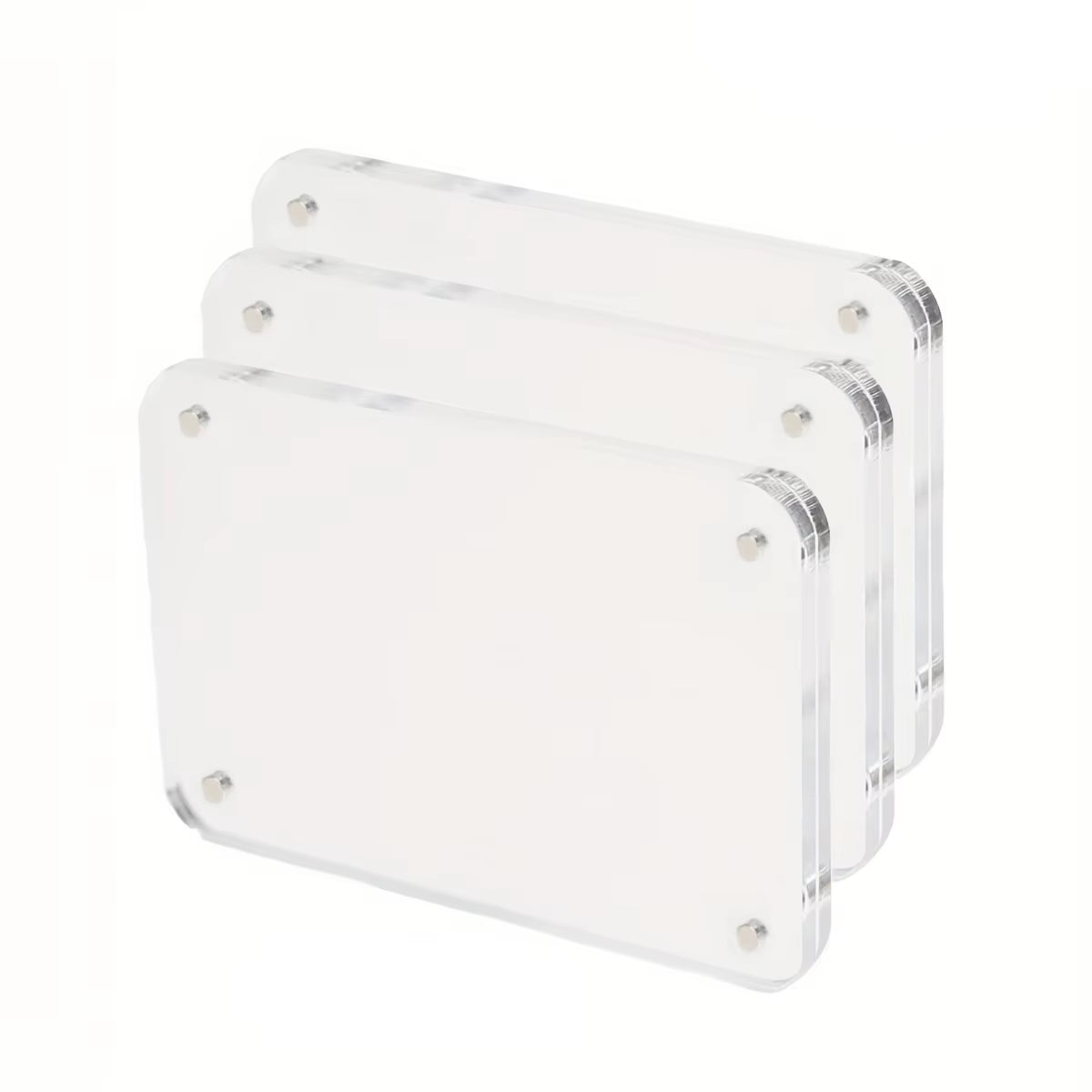 Acrylic Refrigerator Magnetic Frame, Clear Reversible Refrigerator Magnet Photo Frame, Display Frame, for Fujifilm