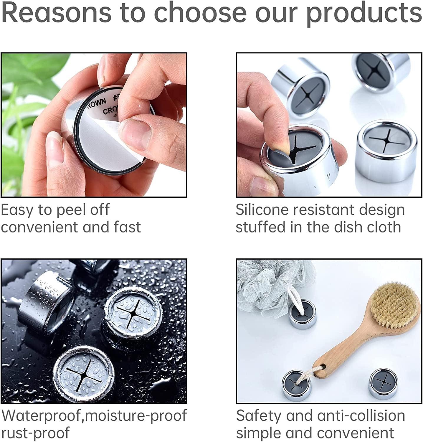 3 Pieces Kitchen Towel Hooks round Adhesive Dish Towel Hook Premium Chrome Finish & Easy Installation Wall Mount Hand Towel Hook Ideal as Bathroom, Shower or Outdoor Towel Holders